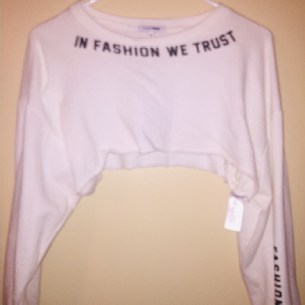 Over a shirt crop top